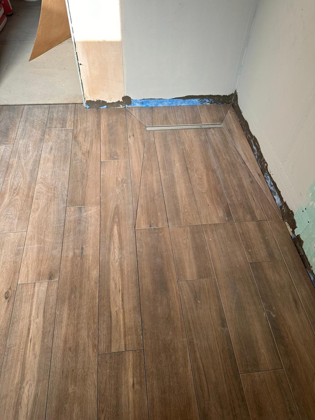 tiles floor wood